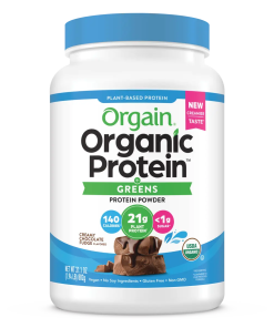 Organic Protein™ & Greens Plant Based Protein Powder - Creamy Chocolate Fudge